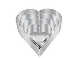 4 Tier Heart Multilayer Wedding Birthday Anniversary Baking Cake Tins Cake Pans 6&quot; 8&quot; 10&quot; 12&quot; - EUROTINS N3