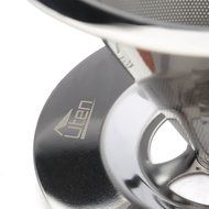 Uten Reusable Stainless Steel Pour Over Coffee Brewer Dripper Filter Cone with Double Layer Fine Mesh (2 cup) N13