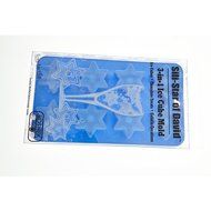 The Kosher Cook KCBW0142 3 in 1 Silicone Star of David Ice Mold N2
