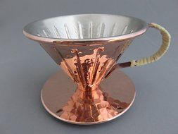 Union -Takumi- Copper Coffee Dripper [For 1-3 Cups] &#12304;Import Japan&#12305;