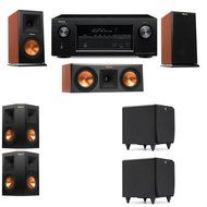 Klipsch RP-150M-CH Monitor Speaker 5.2 SDS12 Denon AVR-X2100W