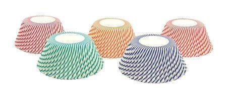 100 ct. Fox Run Baking Cups Candy Cane Swirl Standard Muffin Cupcake Liners