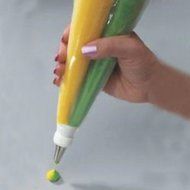 Sher Dual Two Color Pastry Cake Decoration Icing Piping Bag Striper bags N2