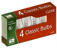 NOMA/INLITEN-IMPORT 1074C-88 C7 Bulb, Clear, 4-Pack