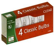 NOMA/INLITEN-IMPORT 1074C-88 C7 Bulb, Clear, 4-Pack N2