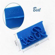 UR Bakeware Happy Birthday Letters Cake Cutter Embosser Biscuit Cookie Baking Molds N8