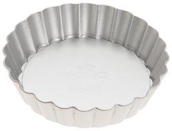 Fat Daddio's Anodized Aluminum Mini Tart Pan, 4 1/4 Inches