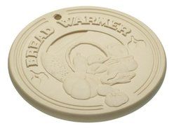 Ceramic Bread Warming Stone - 6" - Keep You Bread Rolls Warm !