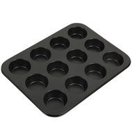 Yilove Non Stick 12 Cup Muffin Cupcake Pan (Black)