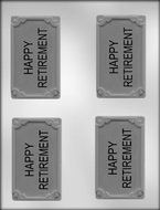 CK Products "Happy Retirement" Business Card Chocolate Mold