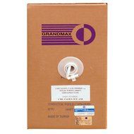 Grandmax CAT6 550MHz Shielded Solid Bulk Cable, 1000ft, STP Pull Box, CMR Rated, 100% Pure Copper, Multiple Colors... N2