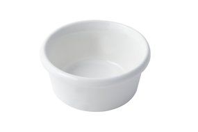 Bon Chef 9017 Aluminum Ramekin, 3 oz Capacity, 3" Diameter, Sandstone White (Pack of 24)