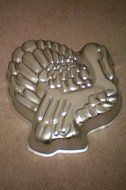 Wilton Turkey Gobbler or Indian [Native American] Cake Pan w/ Instructions