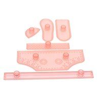 VANKER 6Pcs Sneaker Shoes Cake Cutter Mould DIY Craft Baking Decor Supply N2