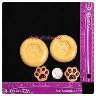 Dog Cat Paw Fondant Mold Chocolate Candy Gumpaste Isomalt Soap Resin Clay