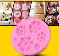 Silicone 3D Flower Fondant Cake Chocolate Sugarcraft Mold Decorating Tools DIY N6