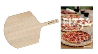 Pizzacraft Pizza Recipe Book &amp; Wood Peel - PC0220