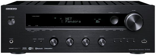 Onkyo Network Stereo Audio Component Receiver, Black (TX-8140)