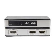 J-Tech Digital &reg; Premium Quality 2-port Hdmi V1.4 1x2 Powered Amplifier Splitter 1 in 2 Out with Ultrahd 4k X...