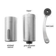 ONME Manual Coffee Grinder, Manual Coffee Grinder with Ceramic Blade, Stainless Steel Coffee Bean Mill N7