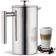 Gracelove 1 Liter Double-Wall Stainless Steel French Coffee Press N4