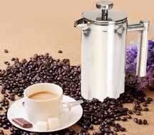 Gracelove 1 Liter Double-Wall Stainless Steel French Coffee Press N5