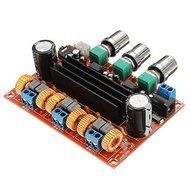 Funnytoday365 Tpa3116D2 50Wx2+100W 2.1 Channel Digital Subwoofer Amplifier Board 12V-24V Power