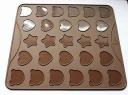 Longzang 27-Cavity Cartoon Macaroons Mat Baking Mold