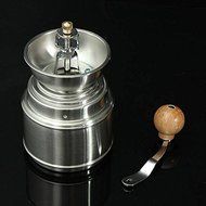 TOOGOO(R) Stainless Steel Manual Spice Bean Coffee Grinder Burr Grinder Mill with Ceramic Core