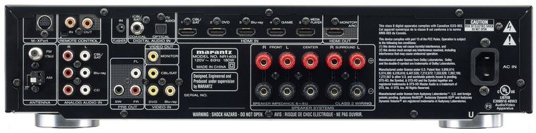 Marantz NR1403 Slim Line 5.1-Channel Home Theater AV Receiver (Discontinued by Manufacturer) N3