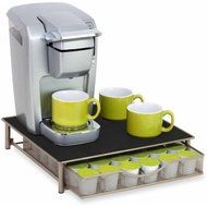 Honey-Can-Do Silver Coffee Pod Drawer Holder, Fits Easily In Your Kitchen