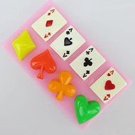 Anyana Poker A Silicone Fondant Mold Cake Decorating Pastry Gum Pastry Tool Kitchen Tool Sugar Paste Baking Mould... N2