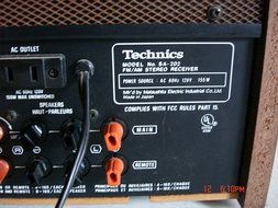 Technics AM/FM Stereo Receiver SA-202 N5