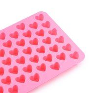 Fashionclubs Silicone Mini Heart Shape Chocolate/Fondant/Candy Mold,Ice Cube Mold N2
