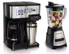 Hamilton Beach 49983 12 Cup 2Way FlexBrew Digital Single with Bonus 58148 Blender N2