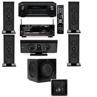 Klipsch Gallery G-16 5.1 Home Theater System-SW-112-Denon AVR-X2100W 7.2