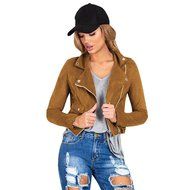 Jacket,Morecome Womens Winter Slim Biker Motorcycle Leather Jacket Zipper Coat N7