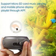 Docooler Wireless Bluetooth Outdoor Speaker Bluetooth 4.0 APP Hands-free with Mic Black for iOS / Android Smart... N2