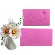 Y&amp;XL&amp;H 2 Pieces Large Flowers Pattern Candy Fondant Cake Molds For The Kitchen Baking Molds N2