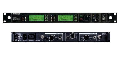 Shure UR4D+ | Dual Channel Diversity Wireless Microphone Receiver J5: 578-638 MHz