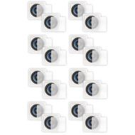Blue Octave LS62 In Wall or In Ceiling 6.5" Speakers Home Theater 2-Way Square 8 Pair Pack