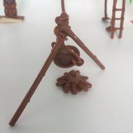 Indians Figures Plastic Toys Sandbox Aquarium Terrariums Miniature Garden Fairy Gardens Doll House Cake Topper...