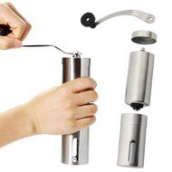 Panesor Portable Manual Hand Coffee Grinder with Adjustable Ceramic Burr, Best Coffee Bean Grinder Mill Stainless...