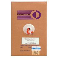 Grandmax CAT6 550MHz Shielded Solid Bulk Cable, 1000ft, STP Pull Box, CMR Rated, 100% Pure Copper, Multiple Colors... N8