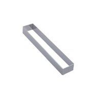 DeBuyer Stainless Steel Rectangular Pastry Ring (1 Each) (6-5/16" x 1-3/8" x 1" High) N2