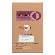 Grandmax CAT6 550MHz Shielded Solid Bulk Cable, 1000ft, STP Pull Box, CMR Rated, 100% Pure Copper, Multiple Colors... N11