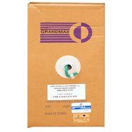 Grandmax CAT6 550MHz Shielded Solid Bulk Cable, 1000ft, STP Pull Box, CMR Rated, 100% Pure Copper, Multiple Colors... N15