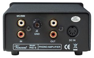 Vincent - PHO-8 - Phono Stage MM/MC - Outboard Power Supply - Silver N3