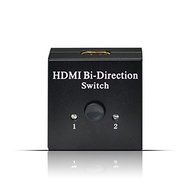 HDMI 2 Ports Bi-direction manual switch 2 x 1 / 1 x 2 2 Ports Bi-direction Switcher Amplifier Splitter N2