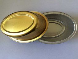 KEISEN 3 2/5&quot; mini Disposable Aluminum Foil Cups 150ml for Muffin Cupcake Baking Bake Utility Ramekin Cup 100/... N9